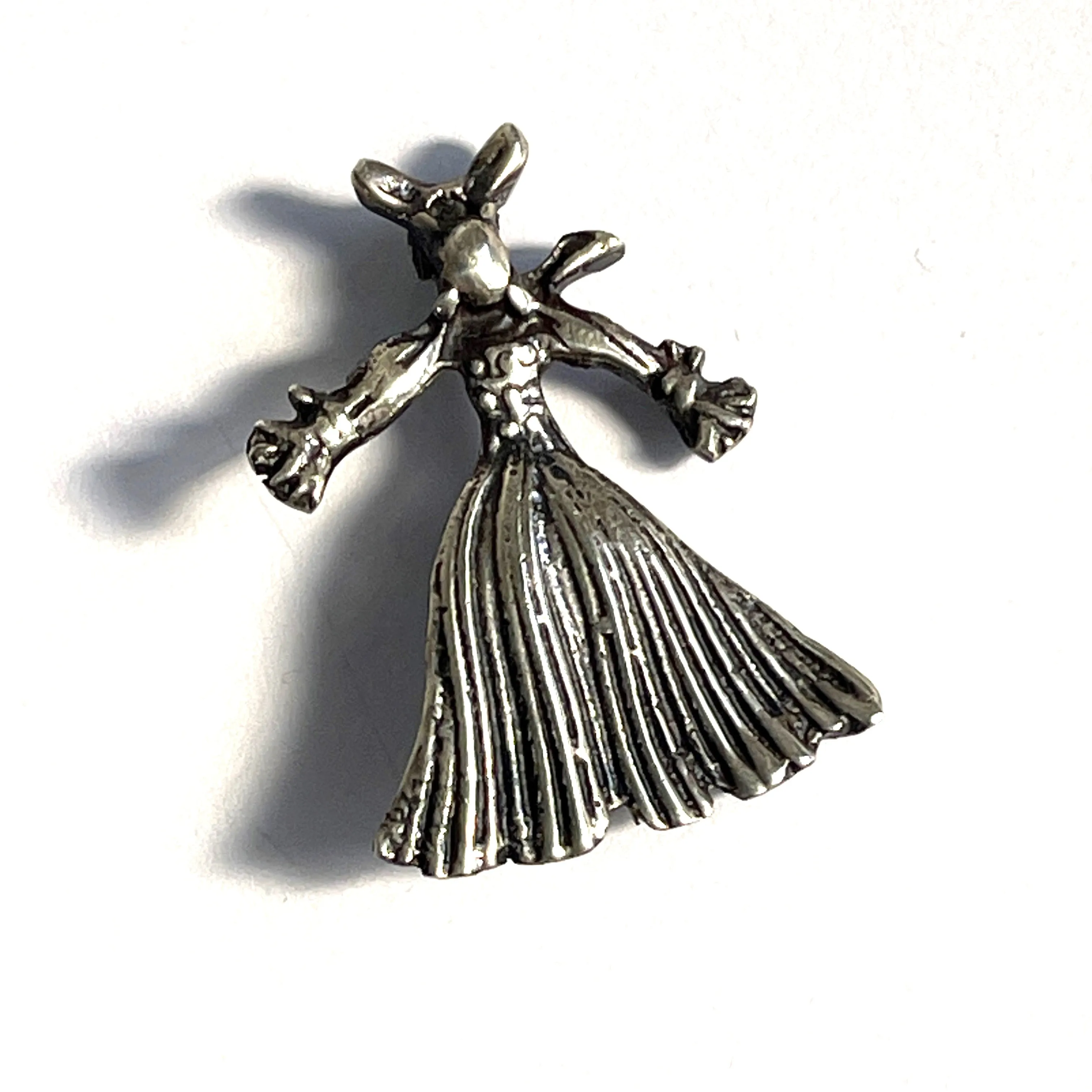1950's Silver tone Ragdoll Scatter Pin Brooches