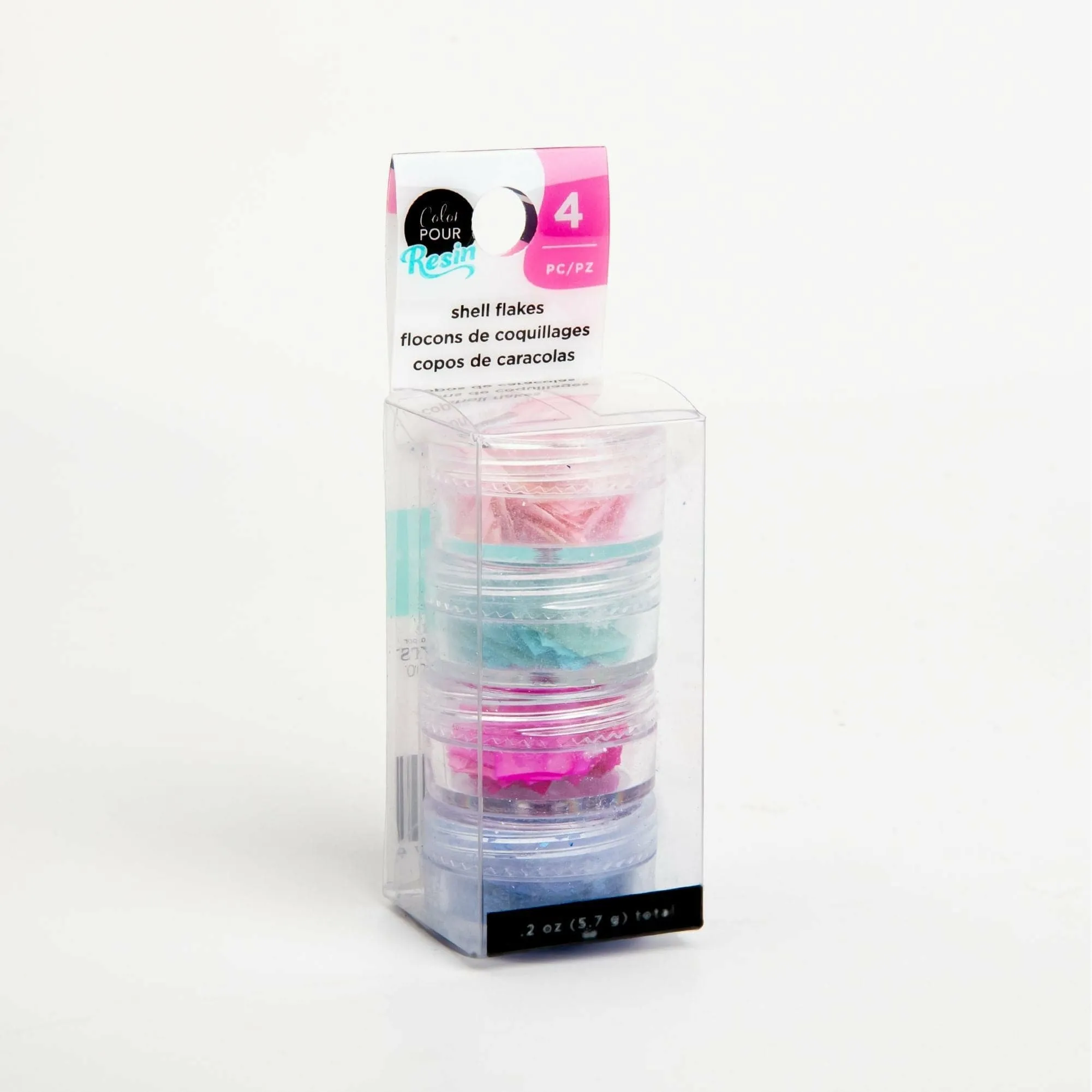 American Crafts Color Pour Resin Mix-Ins - Shell Flakes - Iridescent