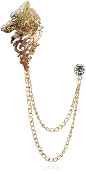 Brooches and Pins for Women Bee Chain Collar Pins for Sambas Safety Brooch Pins for Clothes Business Suit Collar Bar Pin Christmas Pins and Brooches Jewelry Gifts