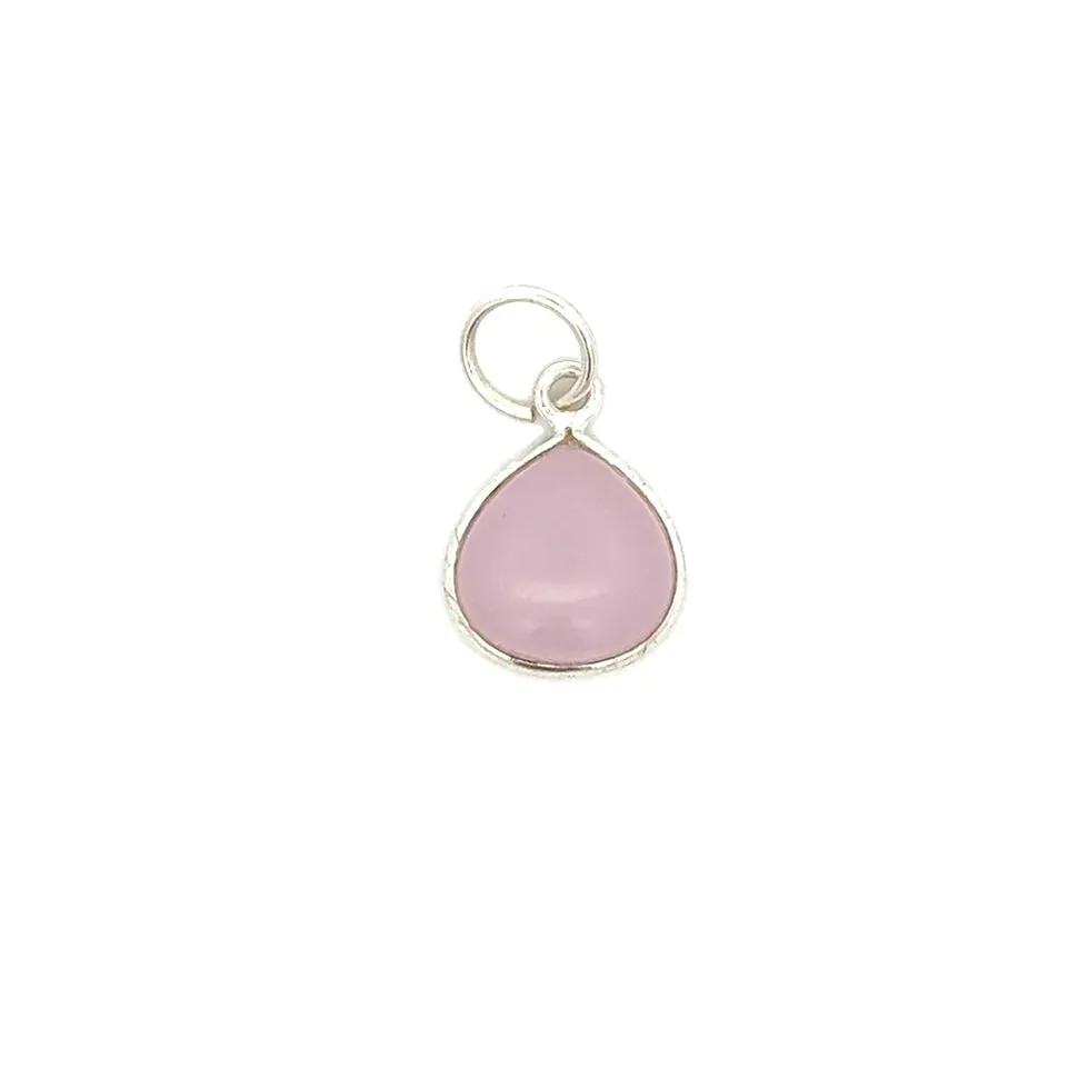 Channel Set Heart Shape Pendant