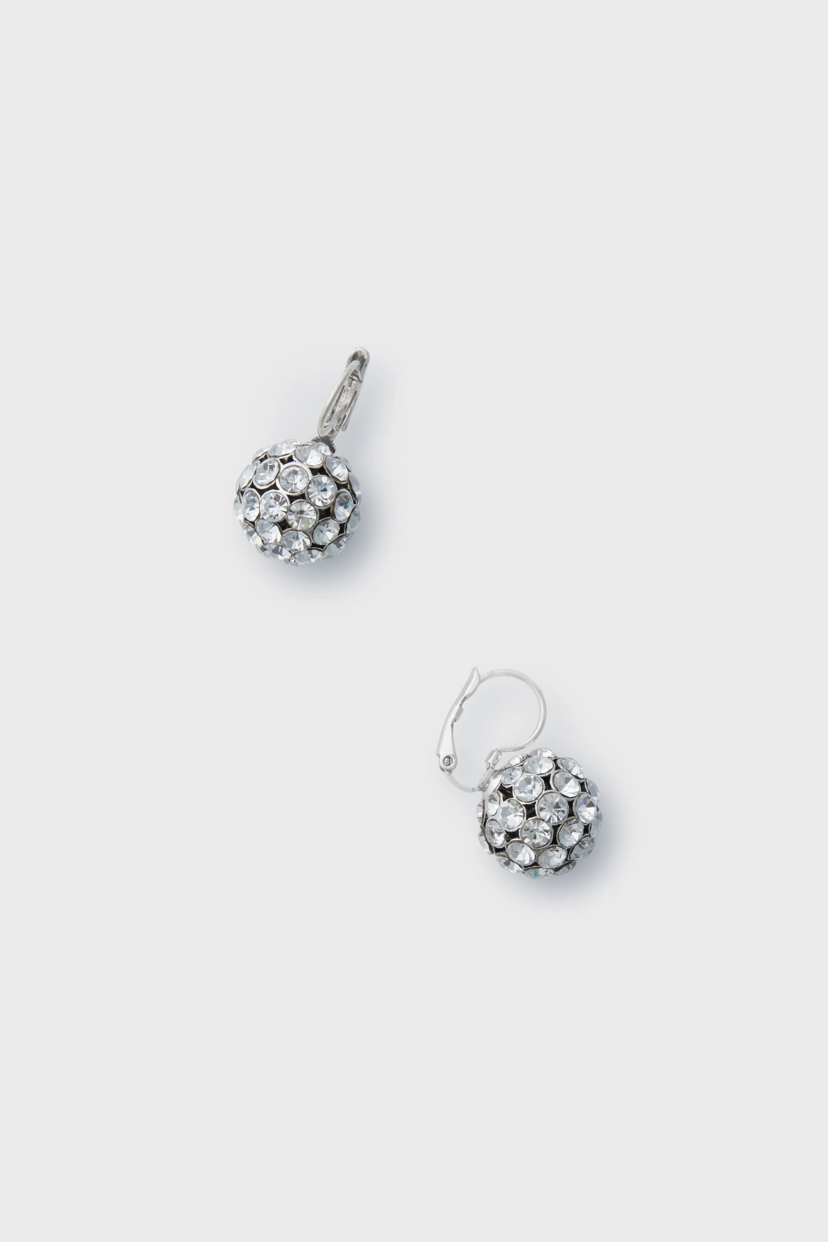 Crystal Nora Drop Hoop Earrings