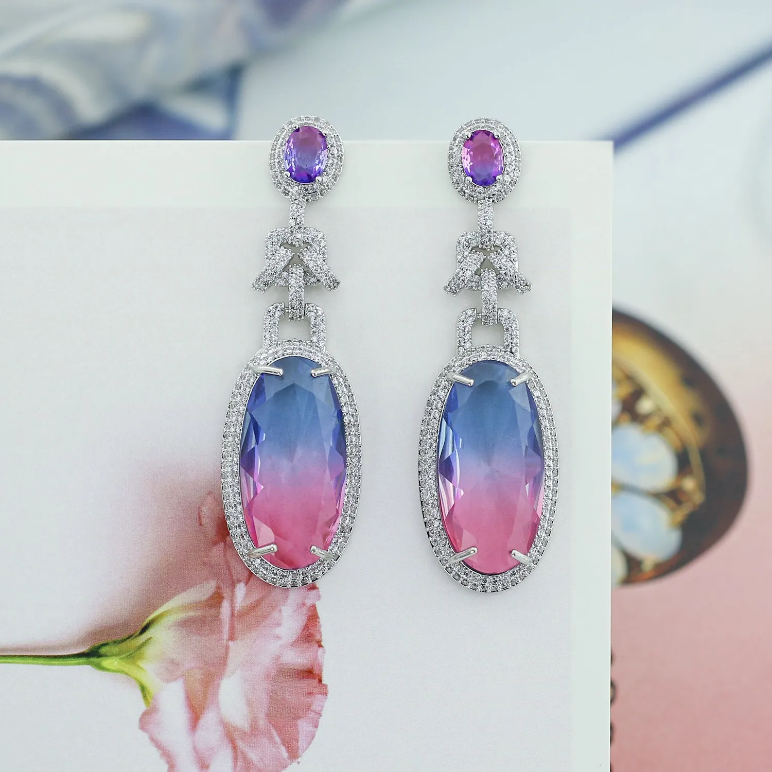 Cubic Zirconia  Earring Women Dangle Earrings  CE10620