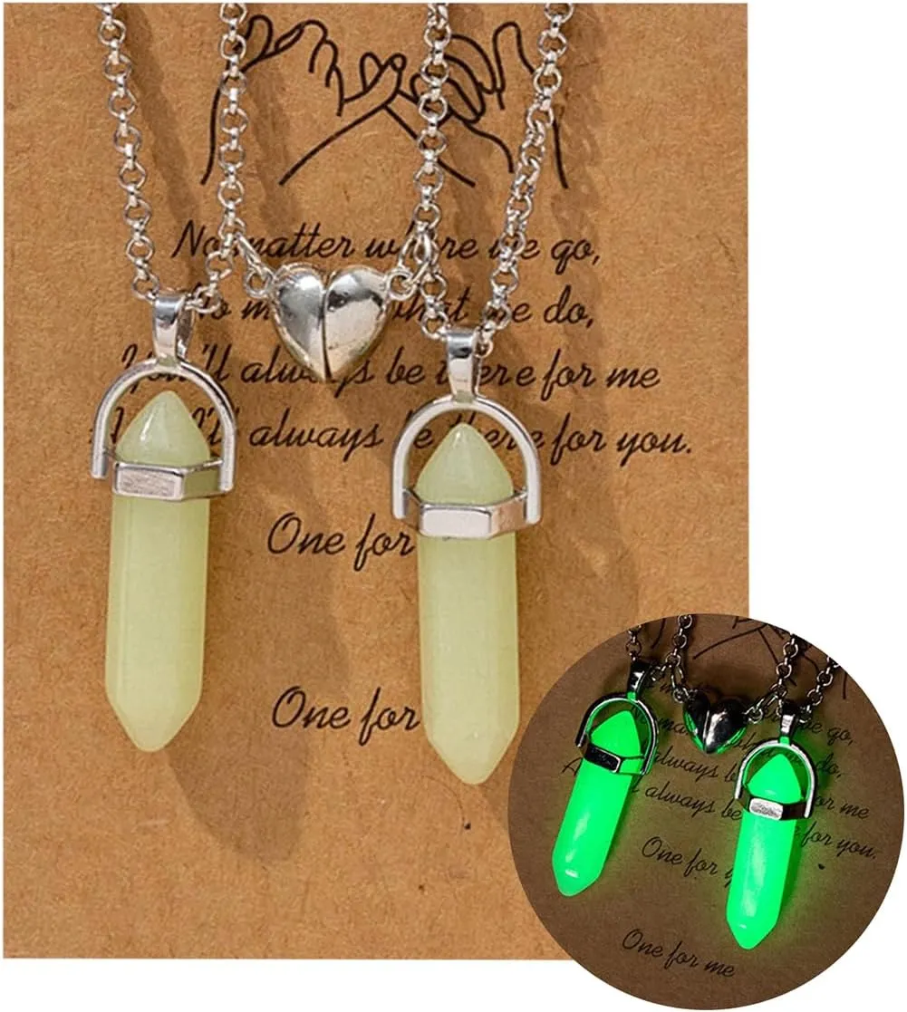 Dcfywl731 Stocking Stuffers Holiday Outfits for Women Friendship Necklace for 2/3 BFF Necklace