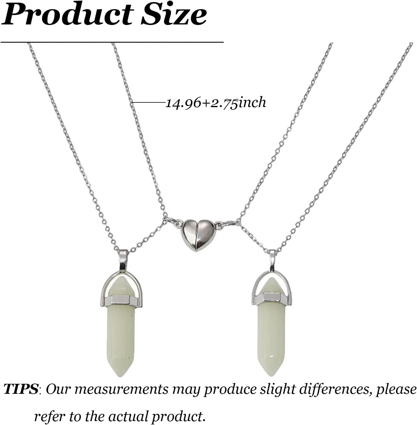 Dcfywl731 Stocking Stuffers Holiday Outfits for Women Friendship Necklace for 2/3 BFF Necklace