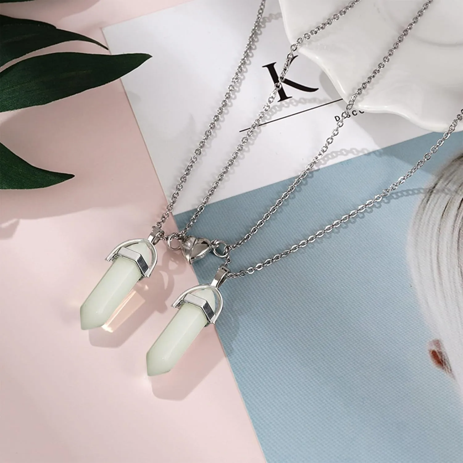 Dcfywl731 Stocking Stuffers Holiday Outfits for Women Friendship Necklace for 2/3 BFF Necklace