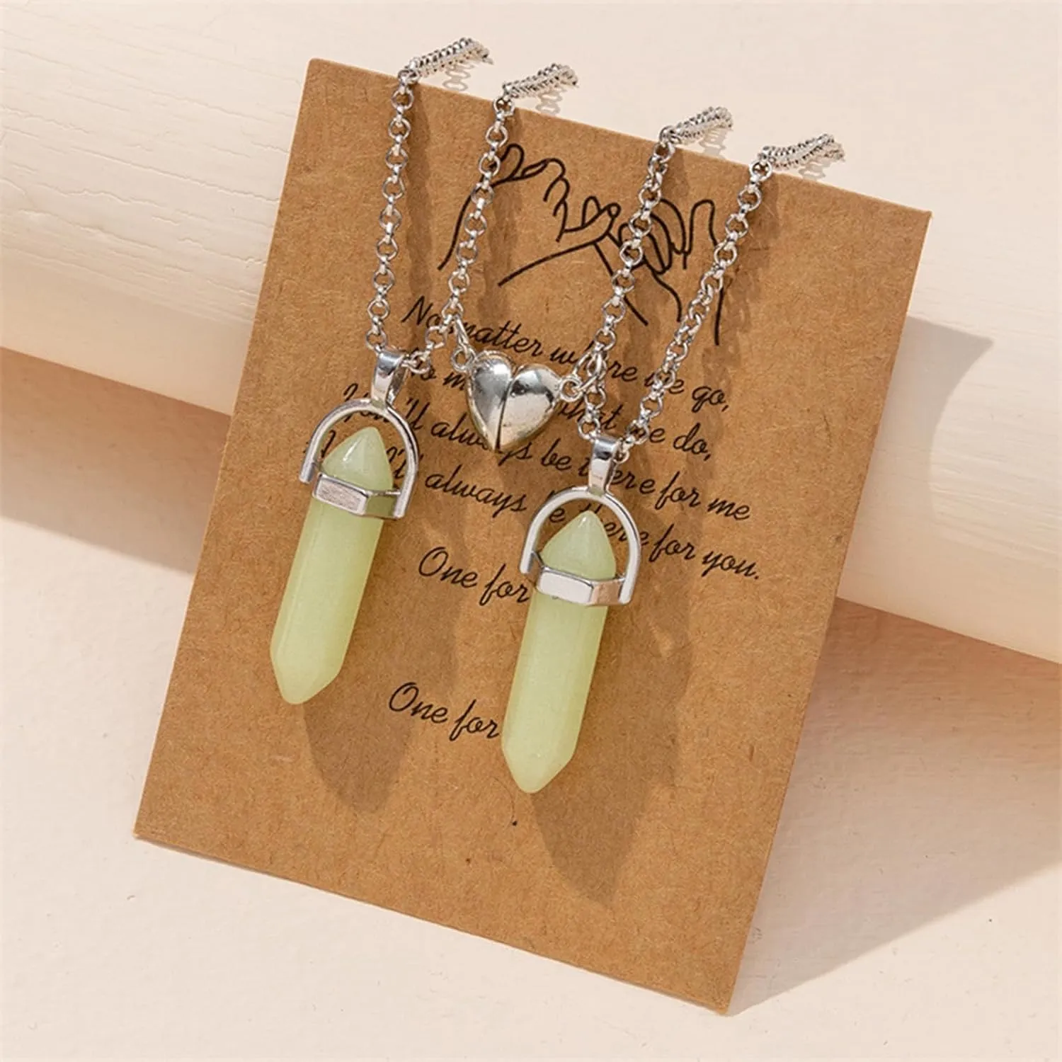 Dcfywl731 Stocking Stuffers Holiday Outfits for Women Friendship Necklace for 2/3 BFF Necklace