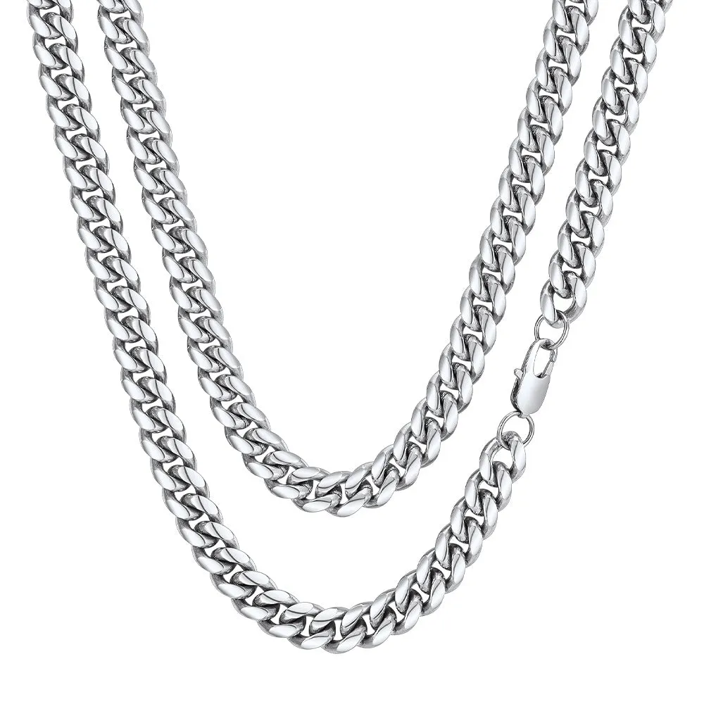 Hip Hop Miami Cuban Chunky Chain Necklace for Men