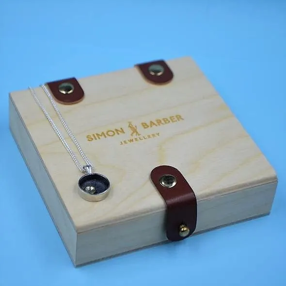 Moonlight Pendant - Sterling Silver and 9ct Gold – Simon Barber