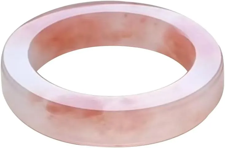 Natural Golden Silk Jade Peach Blossom Square Strip Bangle 58-62mm Fengshui Fashion Jade bracelet For Women Genuine