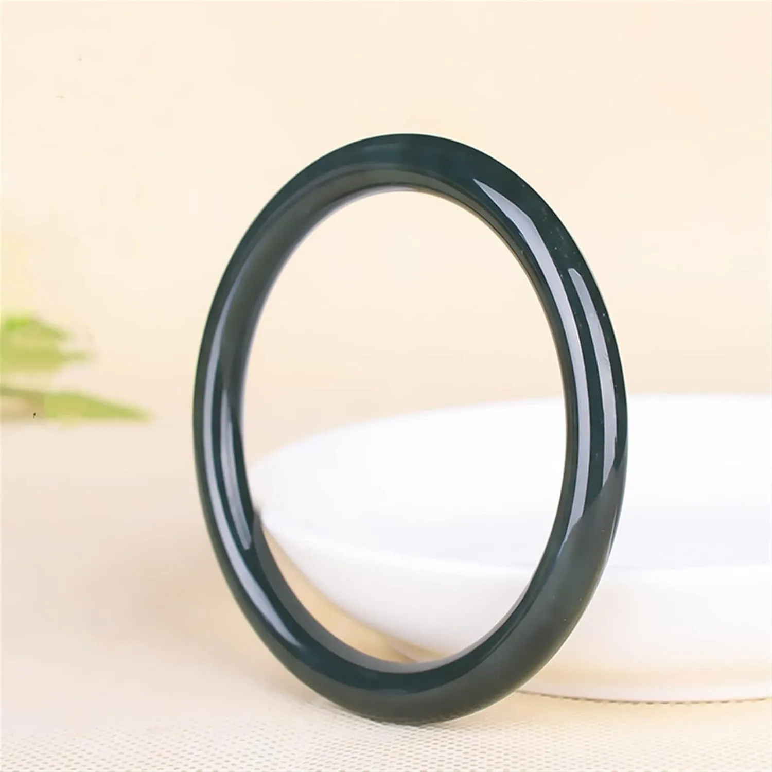 Natural Green Jade Bangle Women Hand-Carved Round Bar Carving Gold Gilt Hetian Jades Stone Bracelet for Girlfriend Mom Gifts (Gem Color : Pink)