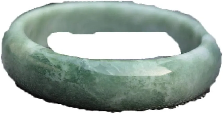Natural Green Jade Bracelets Round Bangles for Women Fine Jewelry