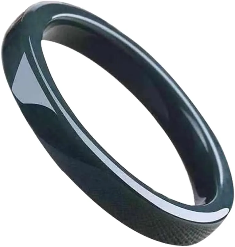 Natural Hetian Green Jade Square Strip Bangle 58-62mm Fengshui Fashion Jade bracelet For Women Genuine