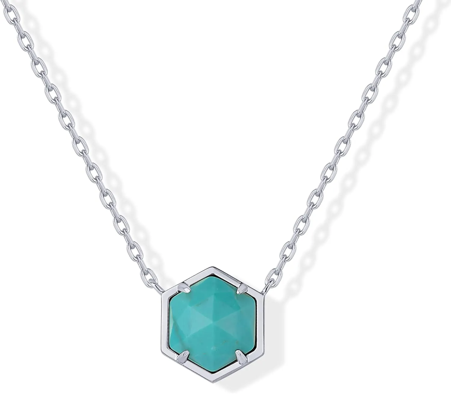 PAVOI 14K Gold Plated Gemstone Pendant Necklace | Dainty Chain Necklaces for Women | Amethyst, Onyx, Green Fluorite, Labradorite, Pearl, Rose Quartz, Agate, Sodalite, Turquoise Gemstone Pendants