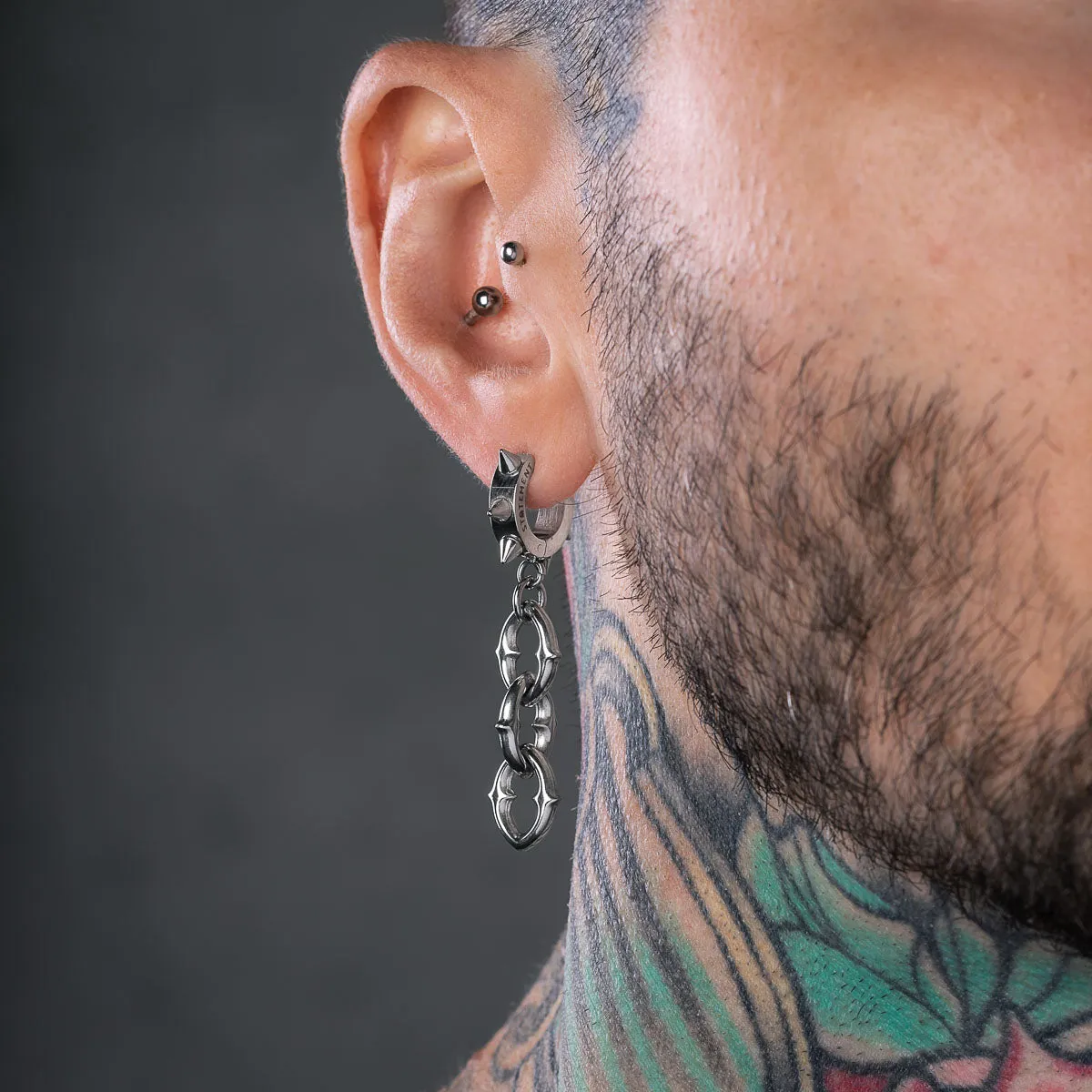 "The Cathedral" 9mm Chain Earrings