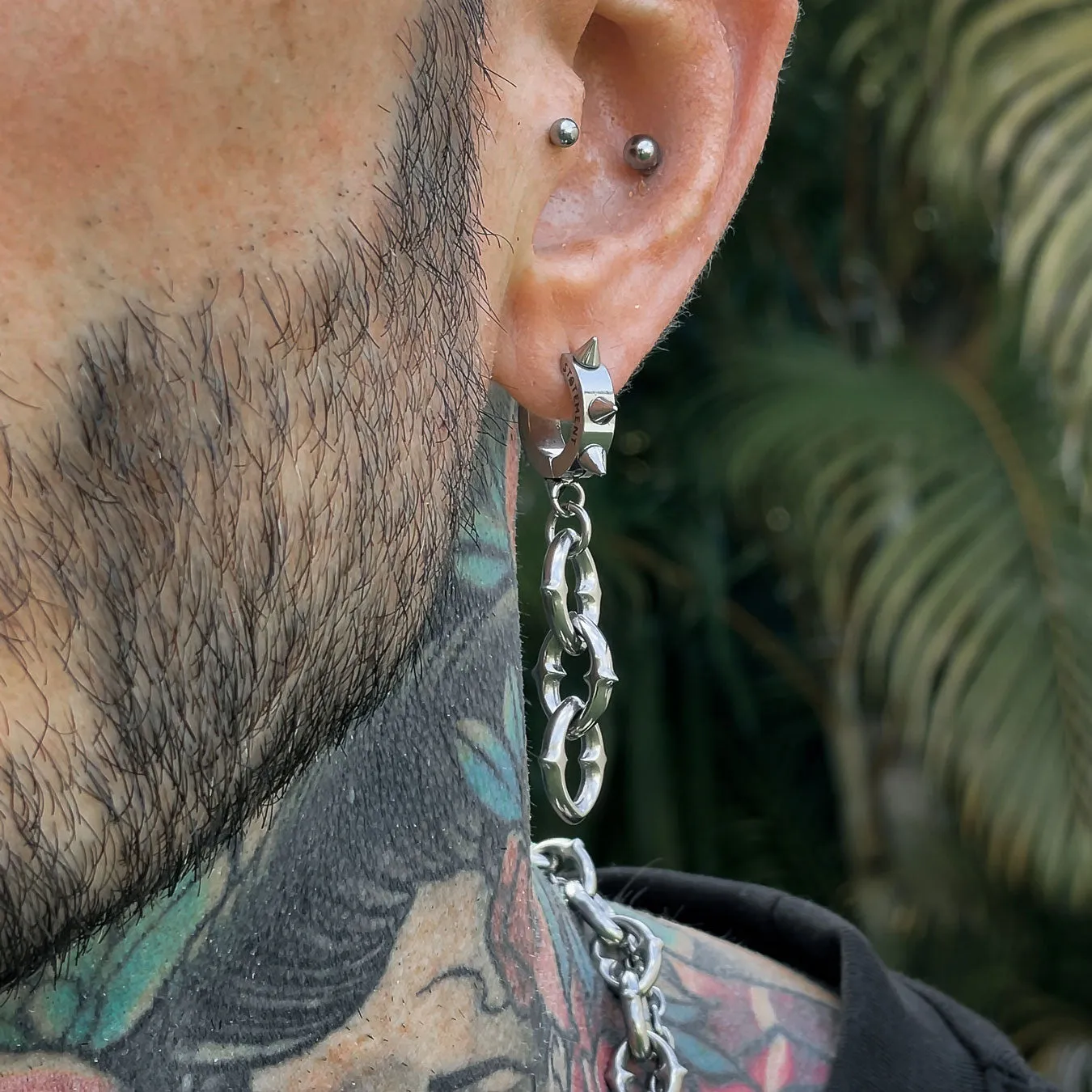 "The Cathedral" 9mm Chain Earrings
