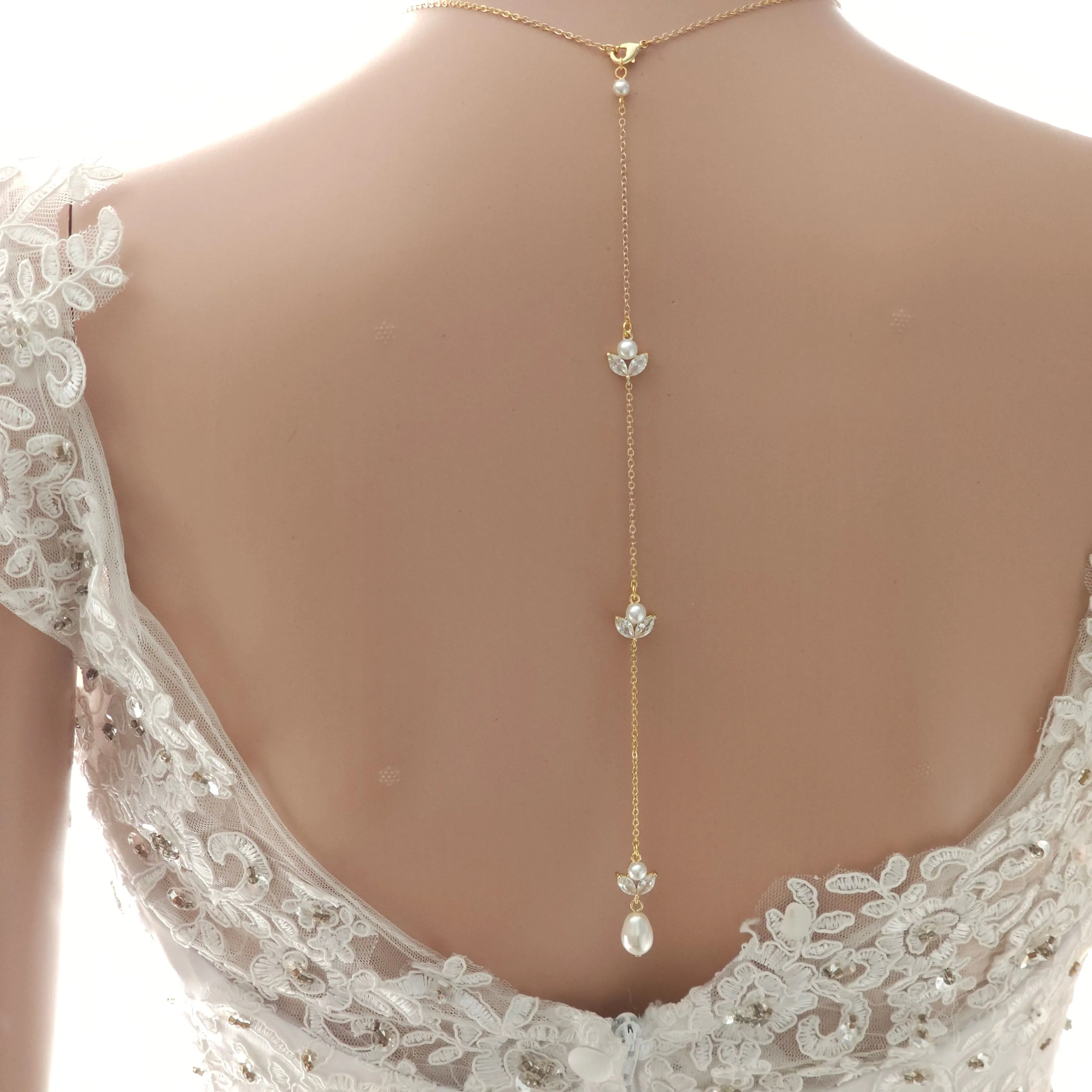 Simple Rose Gold Jewelry Set-Leila