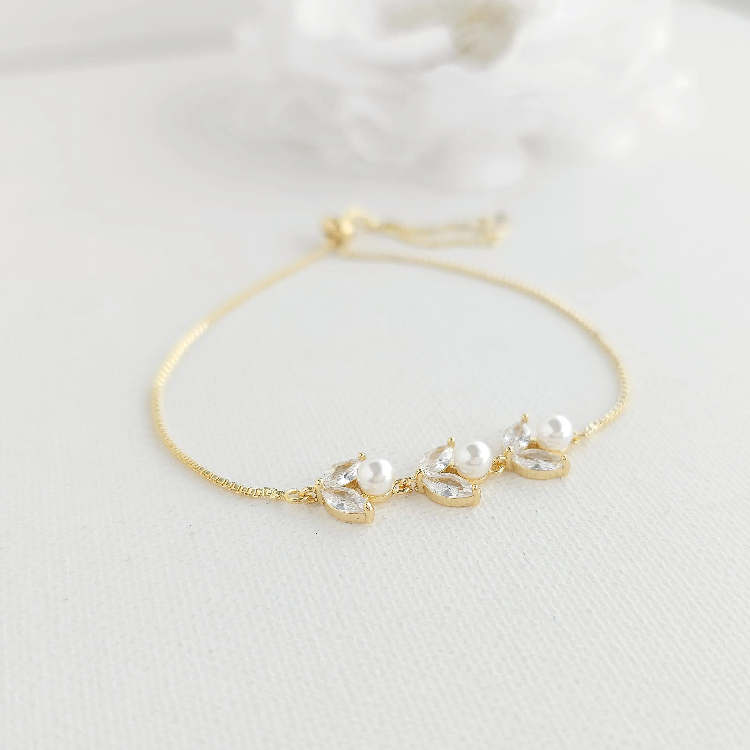Simple Rose Gold Jewelry Set-Leila