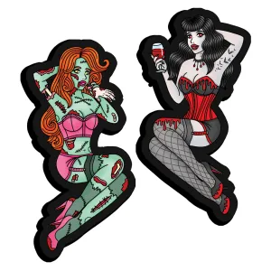 Spooky Pinup Brooches