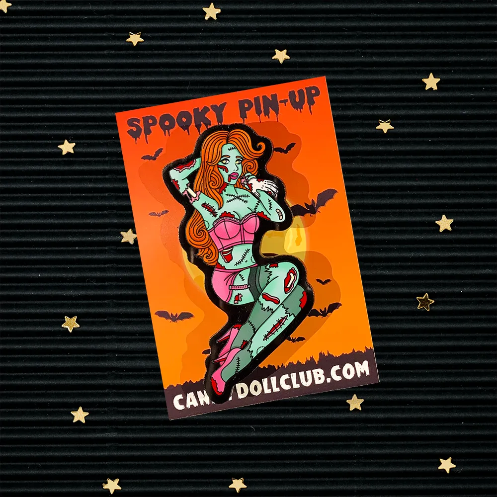 Spooky Pinup Brooches