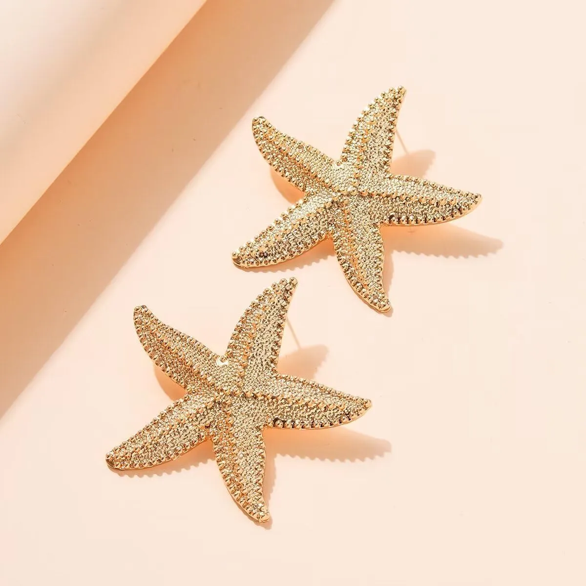 Starfish Earrings for Women Gold Starfish Stud Earrings Gold Statement Earrings Beach Dangle Earrings Ocean Accessories Jewelry Summer Outfits for Women