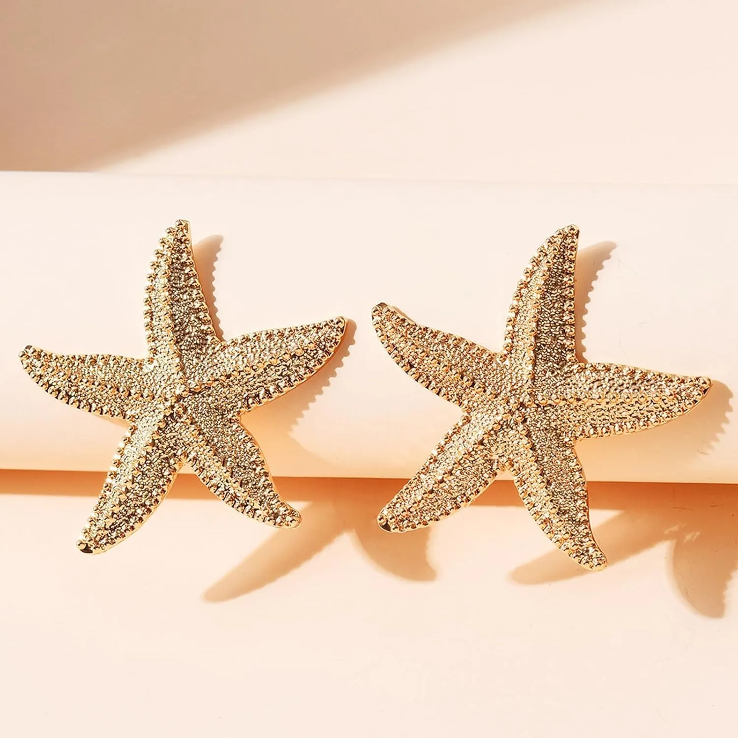 Starfish Earrings for Women Gold Starfish Stud Earrings Gold Statement Earrings Beach Dangle Earrings Ocean Accessories Jewelry Summer Outfits for Women