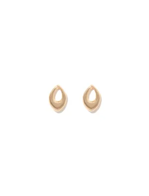 Tatum Cut Out Teardrop Stud Earrings