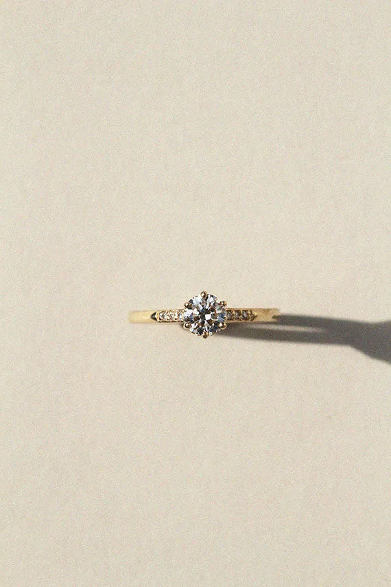 White Diamond Hazeline Solitaire