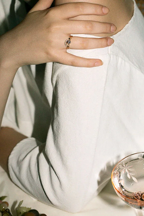 White Diamond Hazeline Solitaire