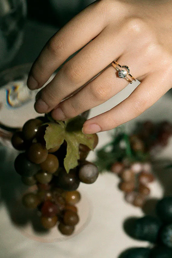 White Diamond Hazeline Solitaire