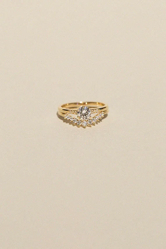 White Diamond Hazeline Solitaire