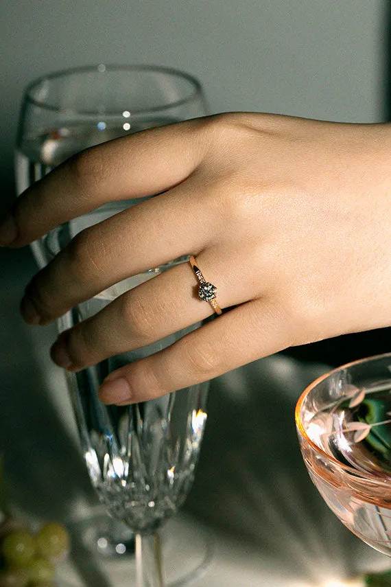 White Diamond Hazeline Solitaire