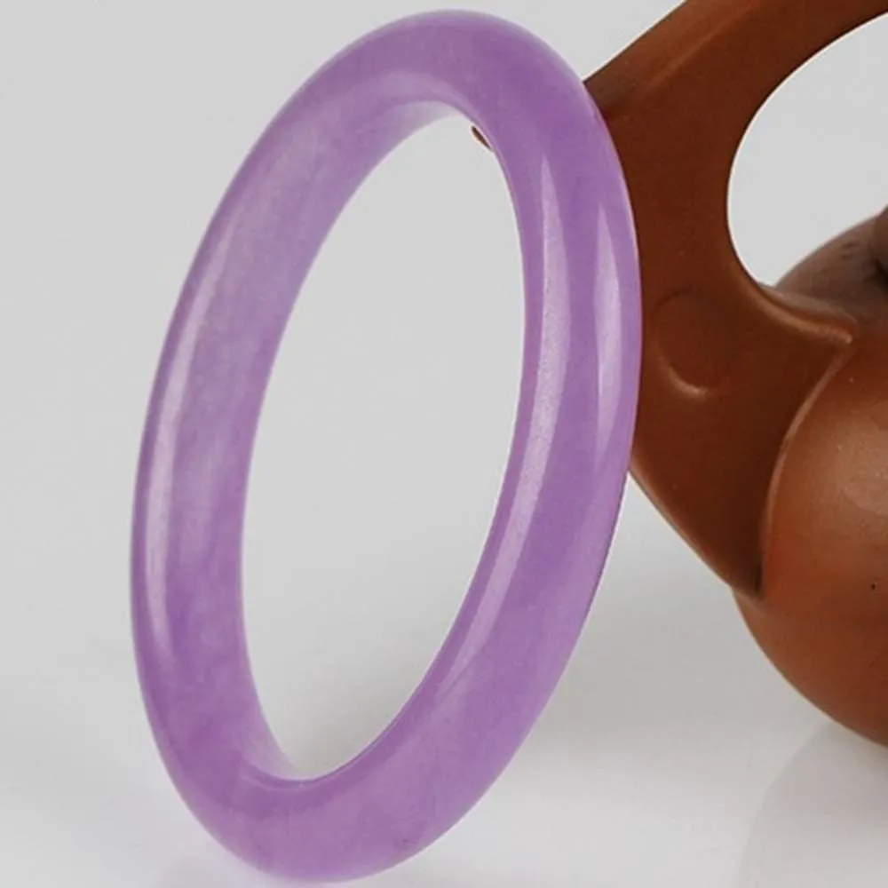 Women's Bangle, Natural Bangle Purple Thin Round Jade Bangle, Women's Thin Bar Bangle Jade, Jewelry, Women's Bangle Bracelet,purple-60mm,Purple-56mm